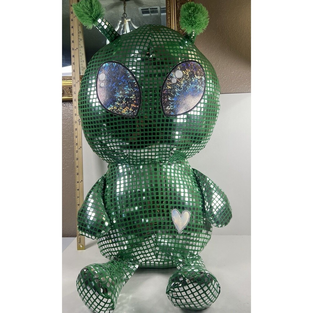 Jumbo Green Disco Alien Plush, 36" Christmas, Easter, Valentine's, Birthday, Gag